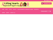 Tablet Screenshot of lifting-hearts.com